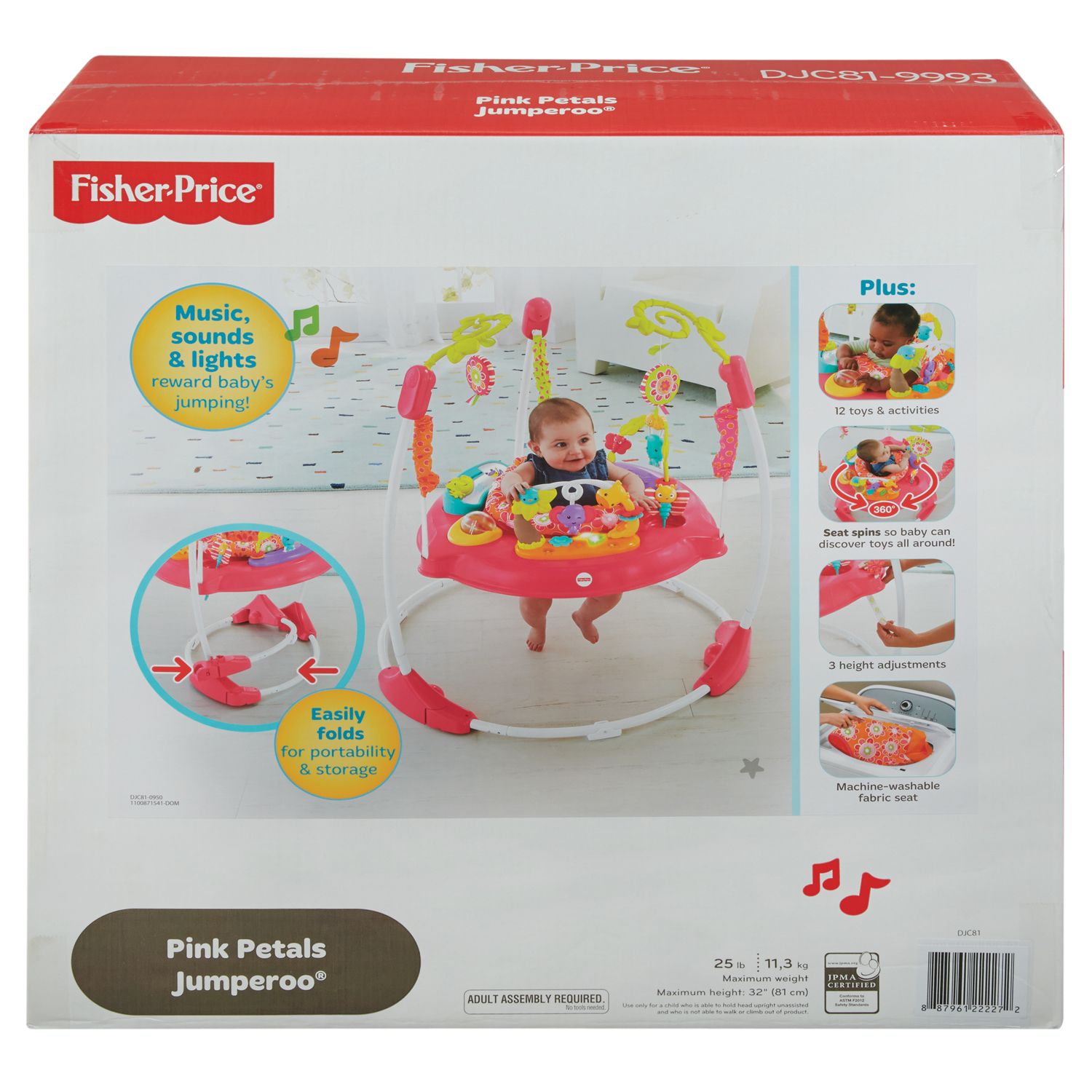 fisher price petals jumperoo