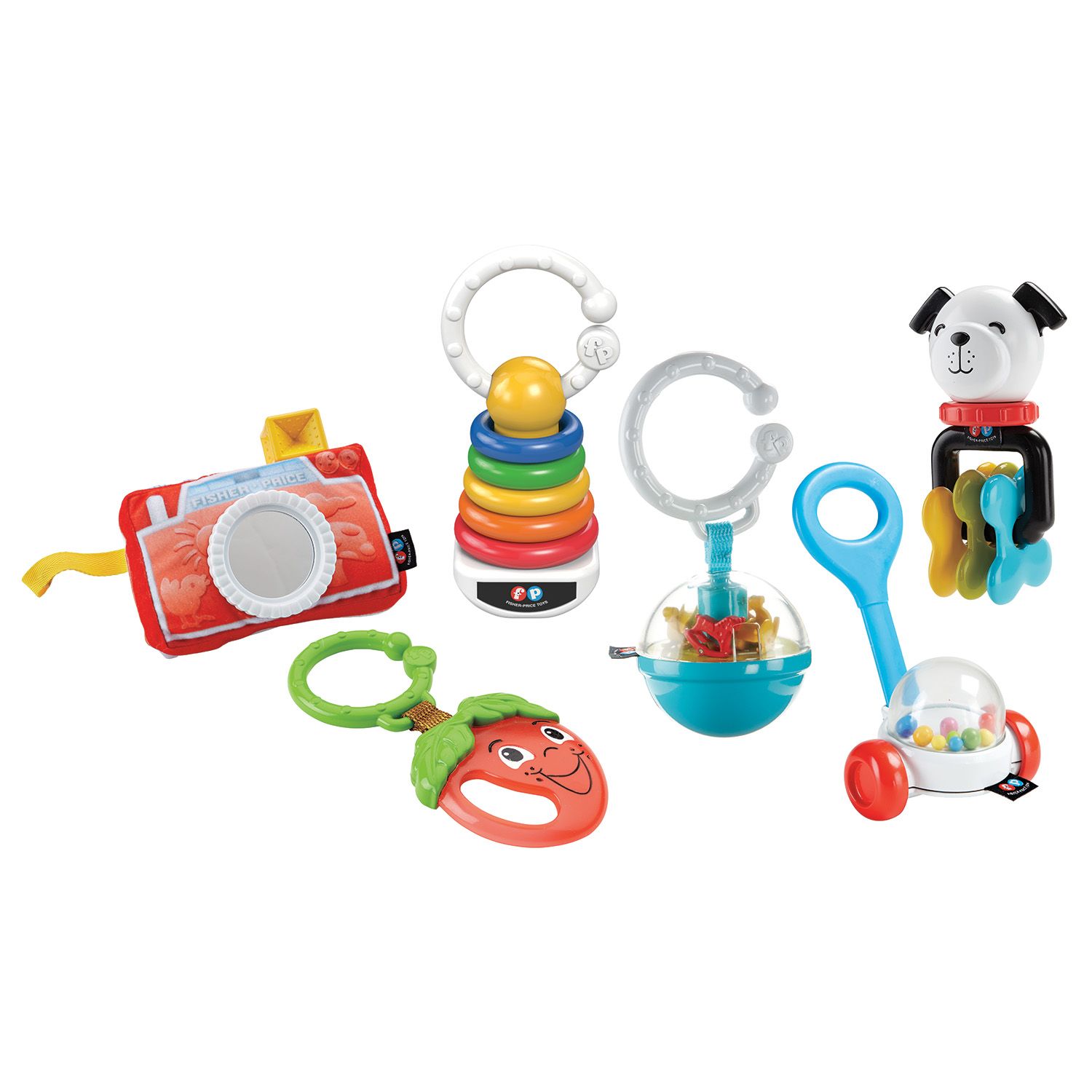 fisher price rattle set