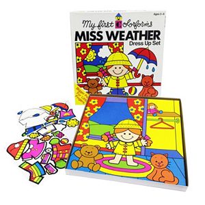 Colorforms Miss Weather Create a Story Re-Stickable Playset