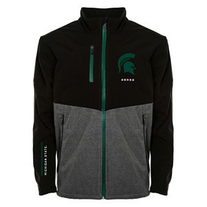 Men's Franchise Club Michigan State Spartans Fusion Softshell Jacket