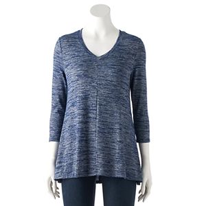 Women's SONOMA Goods for Life鈩?Ombre V-Neck Tunic Sweater