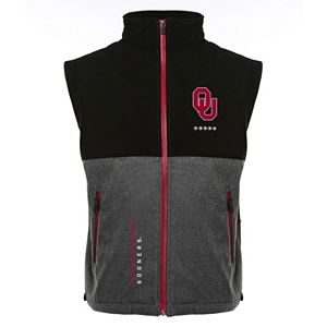 Men's Franchise Club Oklahoma Sooners Fusion Softshell Vest