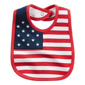 Baby Carter's American Flag Bib