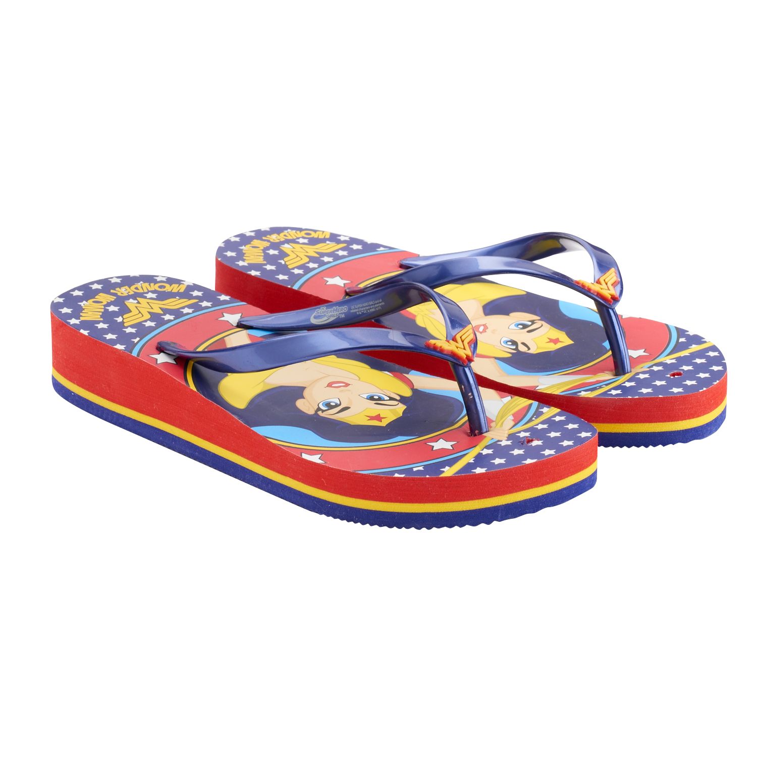 wonder woman flip flops