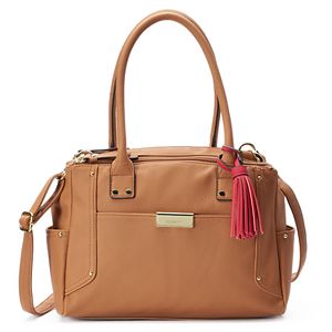 Rosetti Thea Triple-Entry Tassel Satchel