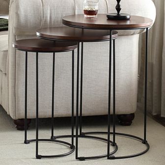 Round Nesting Table 3 pc Set