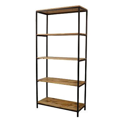 Brayden Modern Rustic Bookshelf 