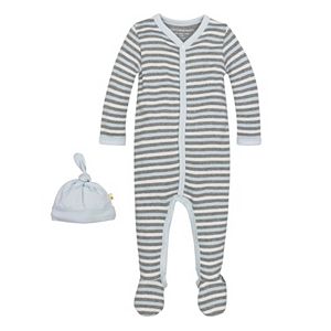 Baby Boy Burt's Bees Baby Organic Striped Sleep & Play