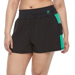 Plus Size FILA SPORT® Colorblock Running Shorts