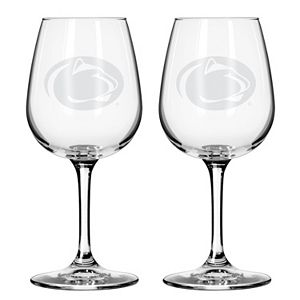 Boelter Penn State Nittany Lions 2-Pack Etched Wine Glasses