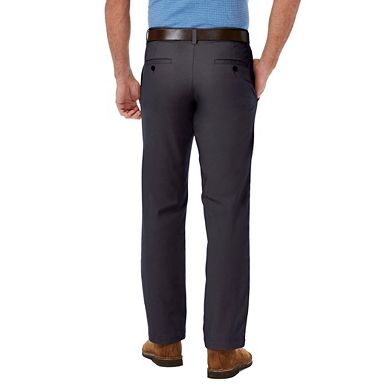 Men's Haggar Coastal Comfort Straight-Fit Stretch Flat-Front Chino Pants