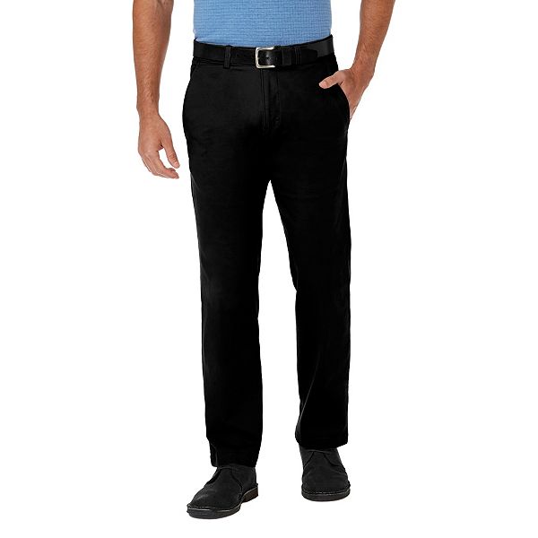 Men's Haggar Coastal Comfort Straight-Fit Stretch Flat-Front Chino Pants