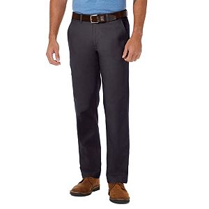 Men's Haggar Coastal Comfort Straight-Fit Stretch Flat-Front Chino Pants