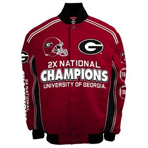 Men's Franchise Club Georgia Bulldogs Commemorative Varsity Jacket