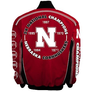 Men's Franchise Club Nebraska Cornhuskers Commemorative Varsity Jacket