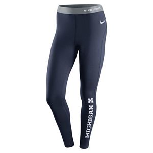 Women's Nike Michigan Wolverines Hyperwarm Tights