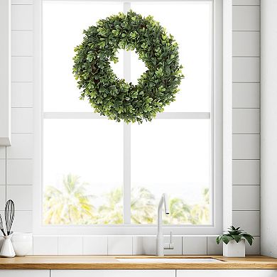 Pure Garden 14-in. Artificial Boxwood Wreath