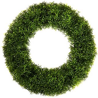 Pure Garden Artificial Grass Wreath