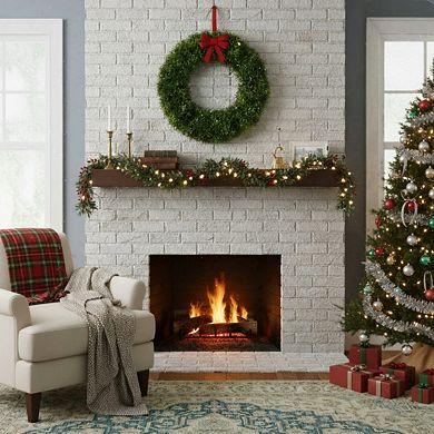 Pure Garden Artificial Grass Wreath