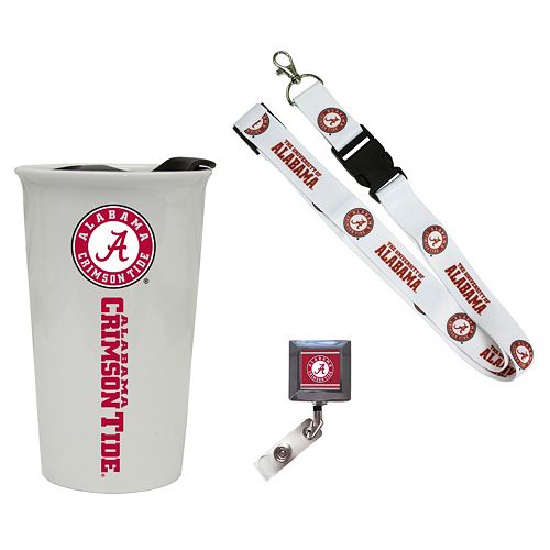 Alabama Crimson Tide Badge Holder, Lanyard & Tumbler Job Pack