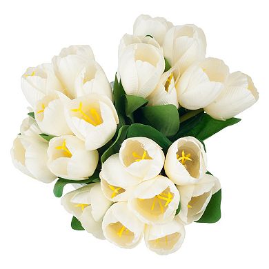 Pure Garden Artificial Tulip Floral Arrangement