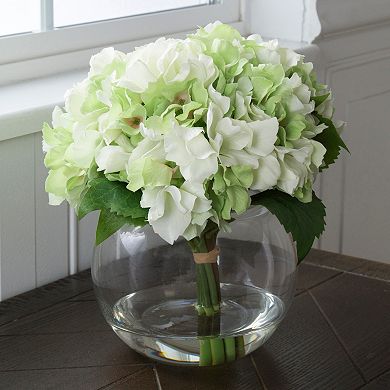 Pure Garden Artificial Hydrangea Flower Arrangement