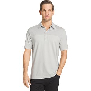 Big & Tall Van Heusen Classic-Fit Colorblock Self-Collar Feeder Polo