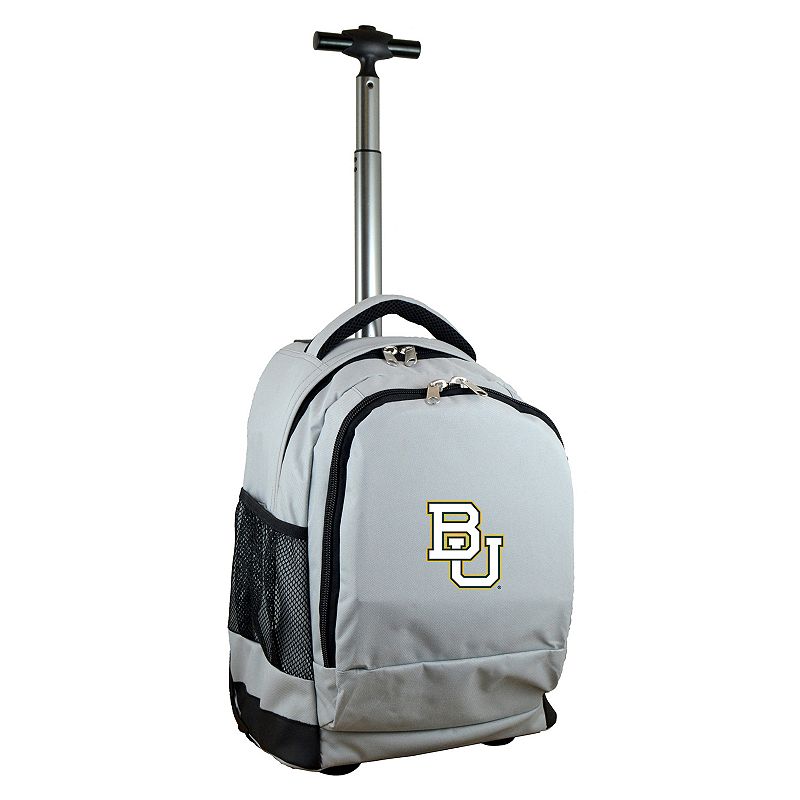Baylor Bears Premium Wheeled Backpack, Grey