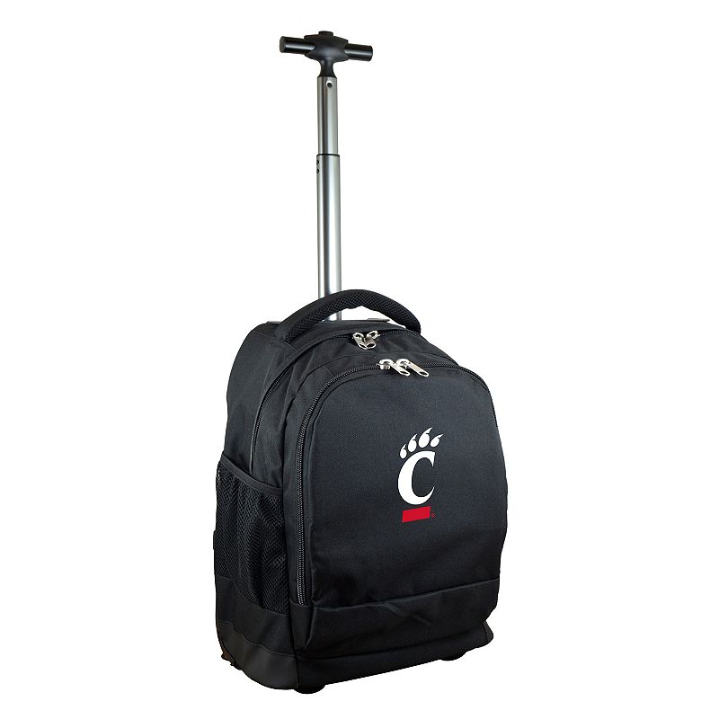 Cincinnati Bearcats Premium Wheeled Backpack, Black