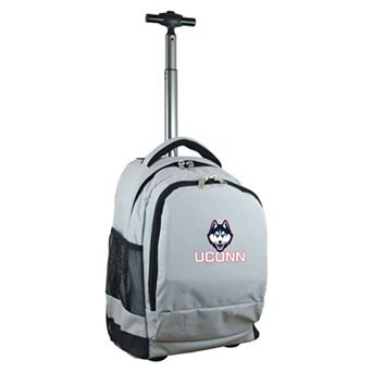 UConn Huskies Premium Wheeled Backpack