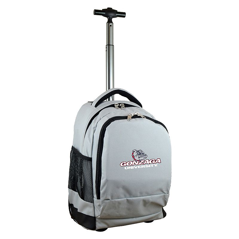 Gonzaga Bulldogs Premium Wheeled Backpack, Grey