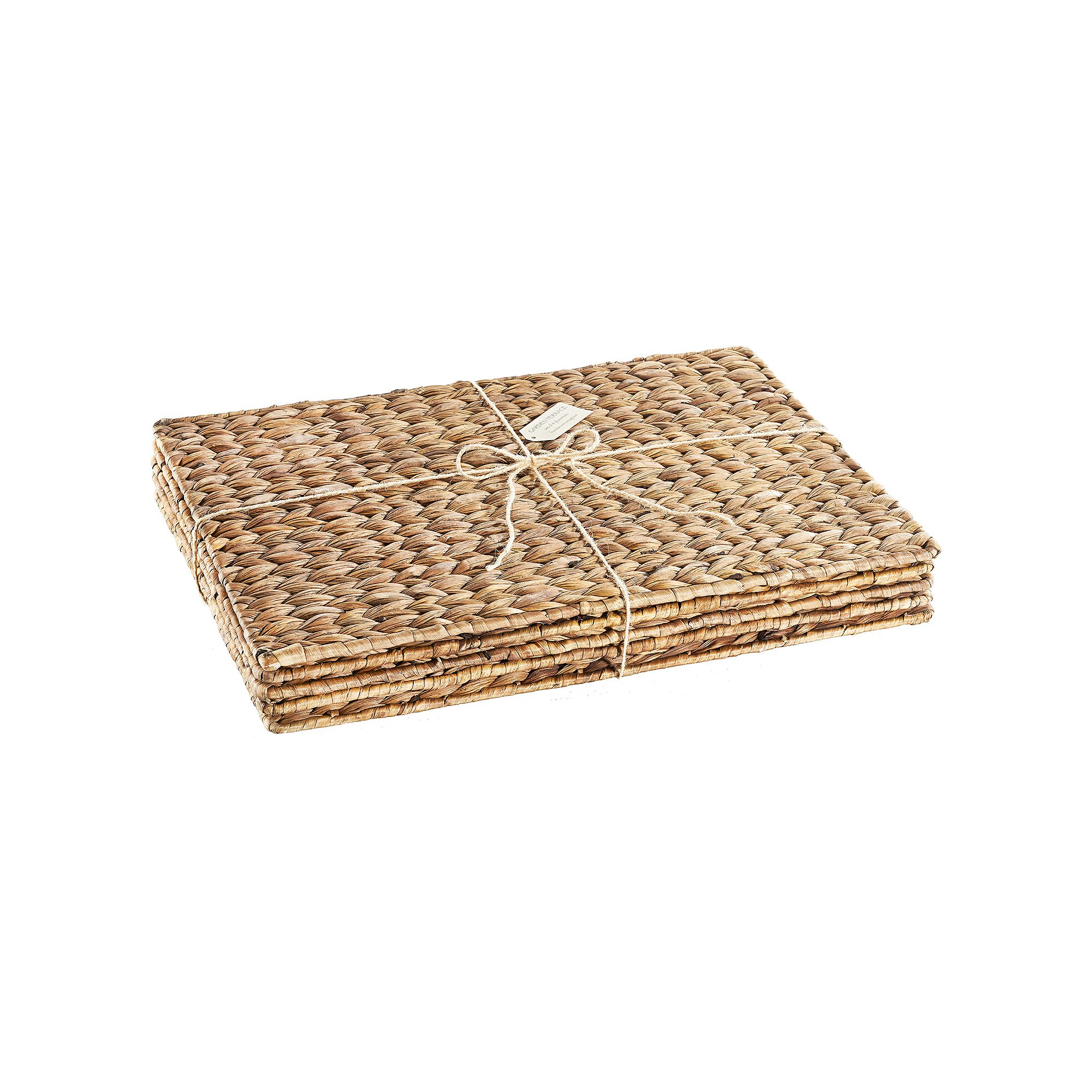 Artland 4-pc. Garden Terrace Sea Grass Placemat Set, Brown