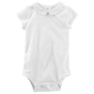 Baby Girl OshKosh B'gosh® Eyelet-Collar Bodysuit