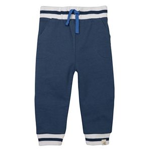 Toddler Boy Burt's Bees Baby French Terry Striped Cuff Jogger Pants