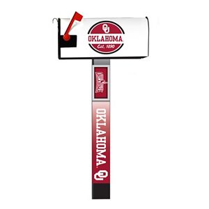 Oklahoma Sooners 2-Pack Magnetic Mailbox Post Cover