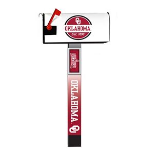 Oklahoma Sooners 2-Pack Magnetic Mailbox Post Cover