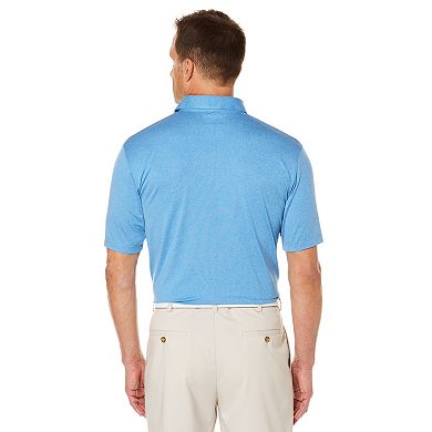 Men's Grand Slam MotionFlow360 Regular-Fit Heathered Easy-Care Performance Golf Polo