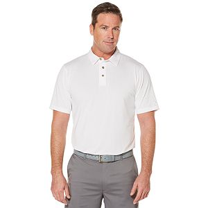 Men's Grand Slam MotionFlow360 Regular-Fit Heathered Easy-Care Performance Golf Polo