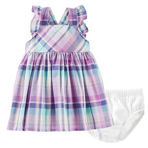 Baby Girl OshKosh B'gosh® Plaid Apron Dress