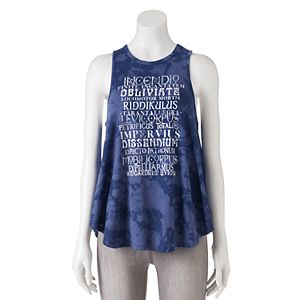 Juniors' Harry Potter Spells Swing Graphic Tank