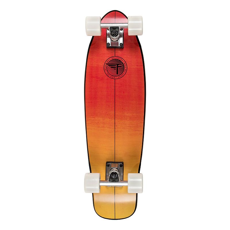 Flybar 27.5-Inch Old School Wood Cruiser Skateboard, Multicolor, 27.5