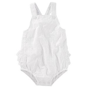 Baby Girl OshKosh B'gosh® Eyelet Ruffle-Back Sunsuit