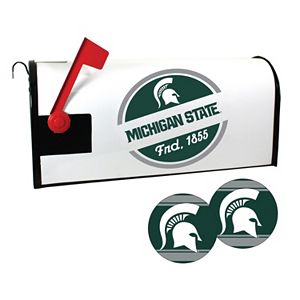 Michigan State Spartans Magnetic Mailbox Cover & Decal Set