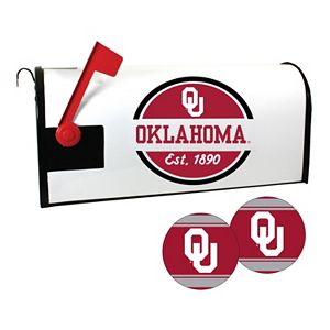Oklahoma Sooners Magnetic Mailbox Cover & Decal Set