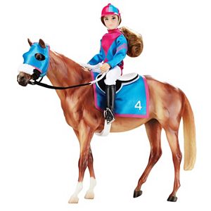 Breyer Traditional Series Let's Go Racing Model Horse & Doll