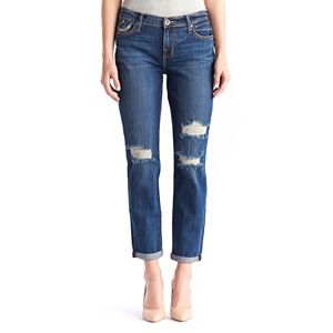 Women's Rock & Republic® Indee Ripped Embroidered Boyfriend Jeans