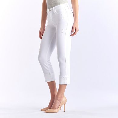 Women's Rock & Republic® Kendall Cuffed Capri Jeans