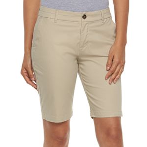 Women's Croft & Barrow® Twill Bermuda Shorts