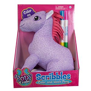 Breyer Pony Gals Scribbles Color & Wash Pony Set