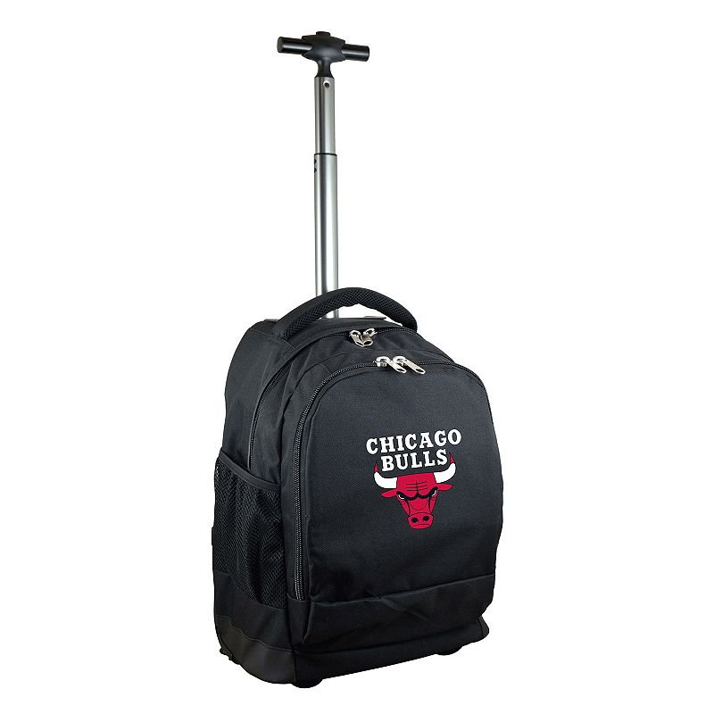 Chicago Bulls Premium Wheeled Backpack, Black
